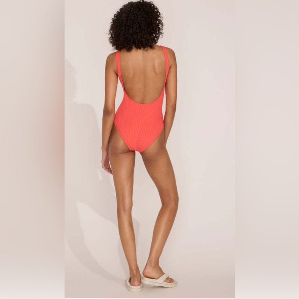 SOLID & STRIPED Coral Swimsuit NWT - Picture 2 of 6